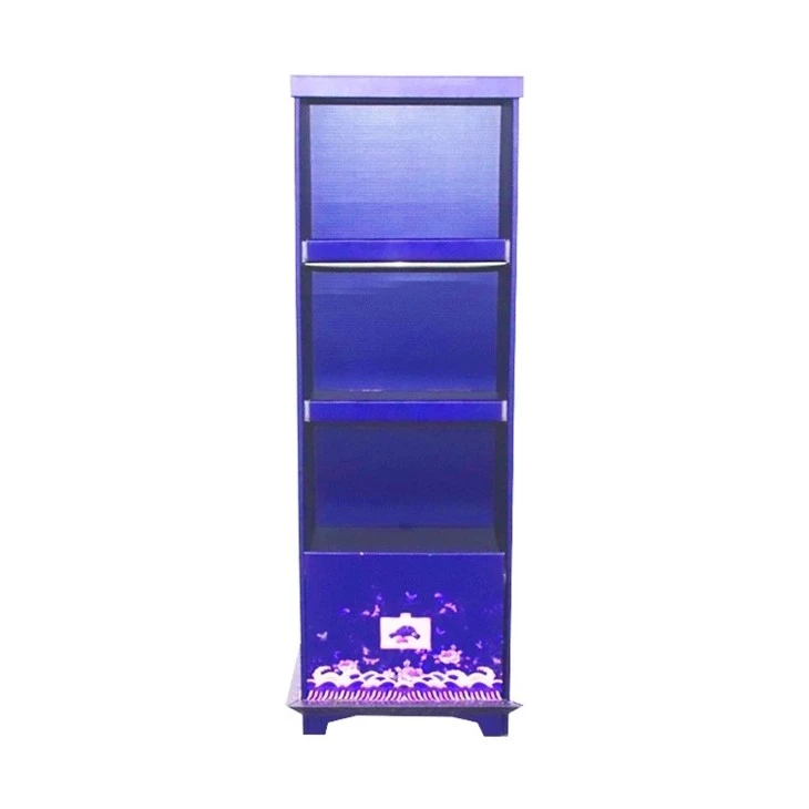 Foldable POP Cardboard Floor Display Stand With Customized Printing suppliers